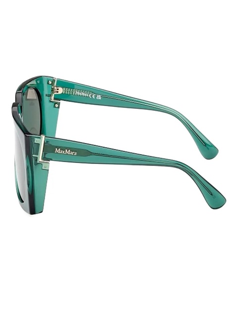 Max Mara Eyewear oversized-frame sunglasses - Green - zdjęcie produktu nr 2
