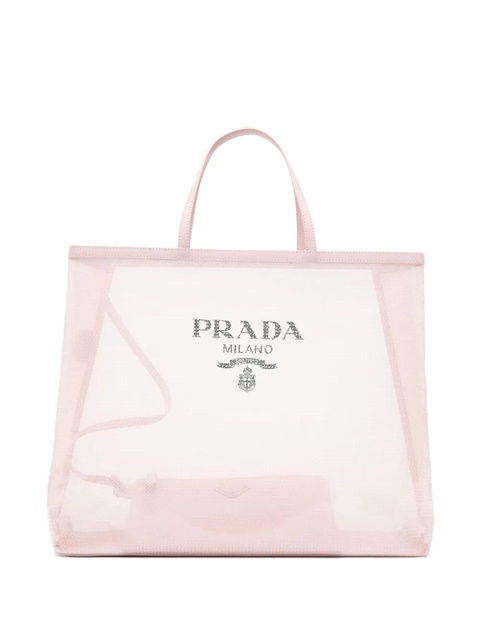 Prada logo-print tote bag - Pink - zdjęcie produktu nr 1