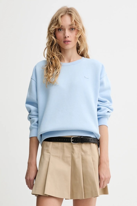 Levi's bluza damska kolor niebieski gładka 002AJ - zdjęcie produktu nr 1