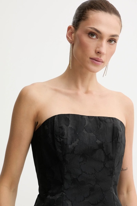 Bardot sukienka kolor czarny mini rozkloszowana 60099DB - zdjęcie produktu nr 2