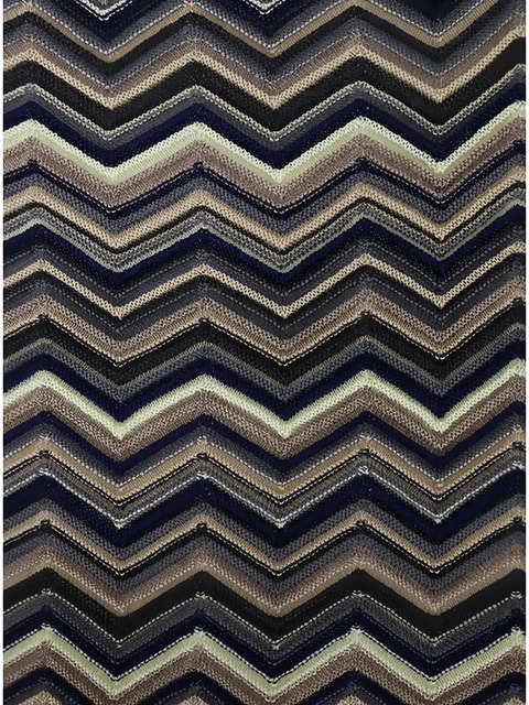 Missoni chevron-pattern scarf - Blue - zdjęcie produktu nr 1
