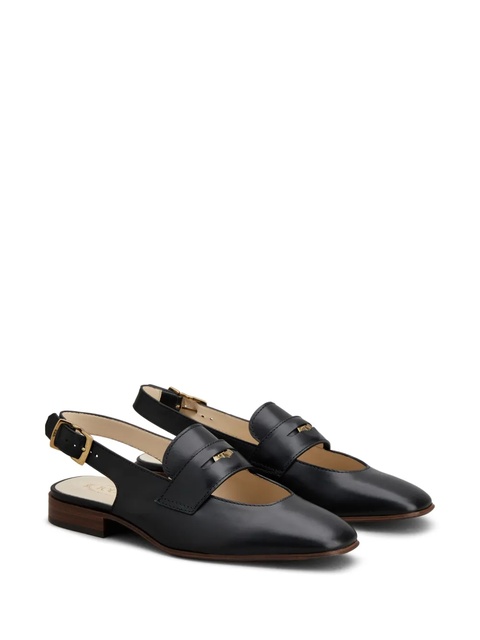 Tod's penny-detail leather pumps - Black - zdjęcie produktu nr 2