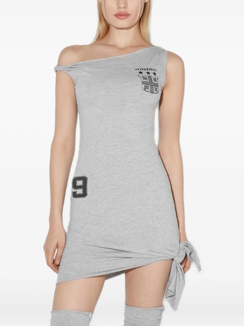 MISBHV knot-graphic football mini dress - Grey - zdjęcie produktu nr 2