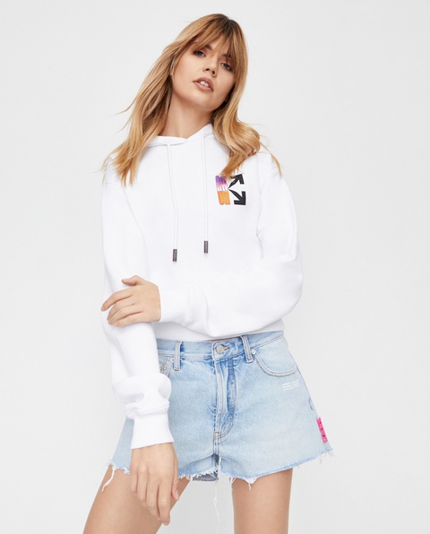 OFF-WHITE - Krótka bluza ze strzałami - zdjęcie produktu nr 1