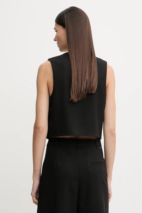 Marc O'Polo kamizelka kolor czarny jednorzędowa 5000007583 - zdjęcie produktu nr 1