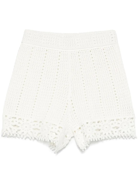 Maje crochet-knit shorts - White - zdjęcie produktu nr 1