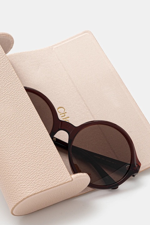 Chloé okulary przeciwsłoneczne damskie kolor brązowy CH0290S - zdjęcie produktu nr 2