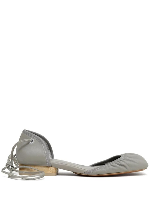LEMAIRE leather ballet flats - Grey - zdjęcie produktu nr 1