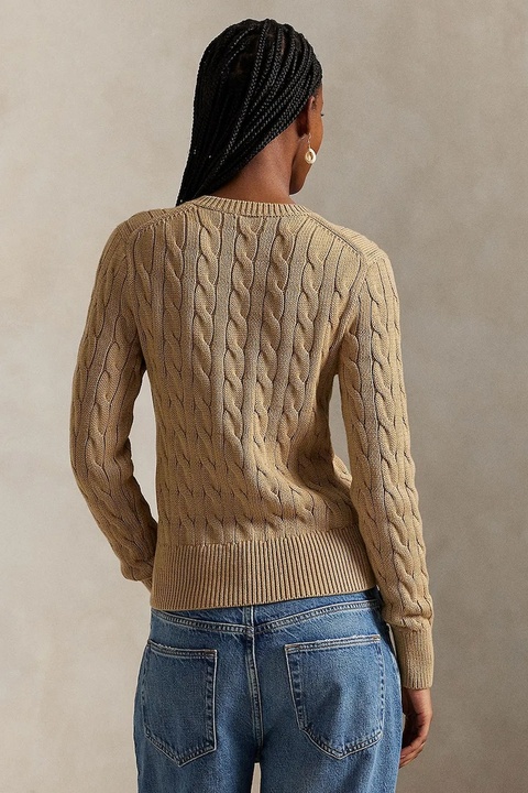 Polo Ralph Lauren kardigan bawełniany damski kolor brązowy 211971868 - zdjęcie produktu nr 2