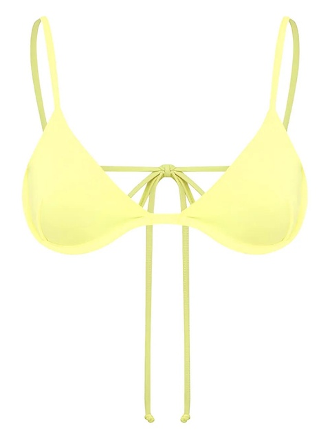 Bond-eye Isla triangle balconette bikini top - Yellow - zdjęcie produktu nr 1