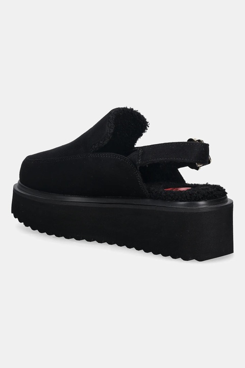Love Moschino klapki damskie kolor czarny na platformie JA10416L0NJAW000 - zdjęcie produktu nr 2