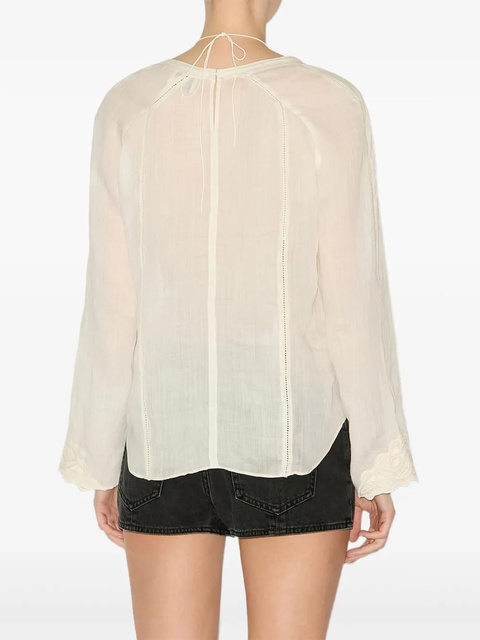 ISABEL MARANT Luna top - Neutrals - zdjęcie produktu nr 2