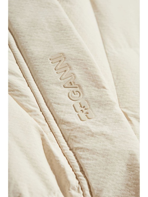 GANNI embossed logo puffer jacket - Neutrals - zdjęcie produktu nr 2
