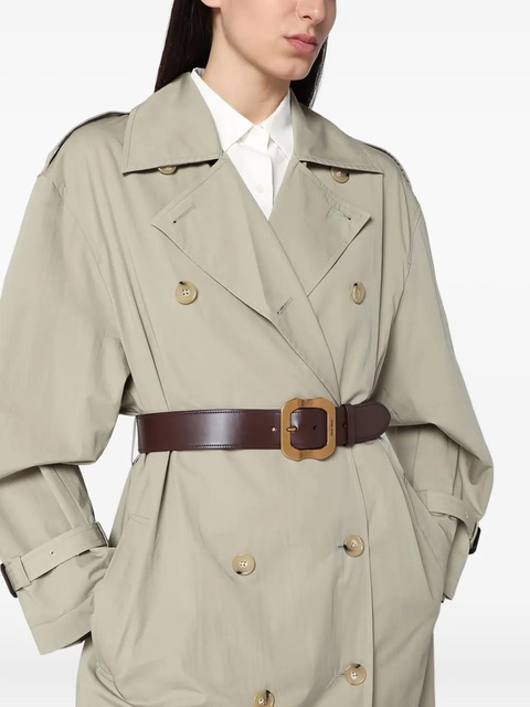Miu Miu leather belt - Brown - zdjęcie produktu nr 2