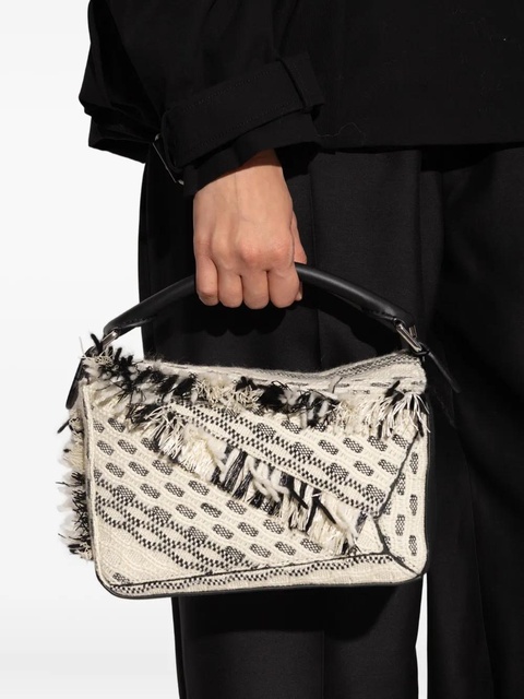 LOEWE x Albers Puzzle fringed tote bag - Neutrals - zdjęcie produktu nr 1