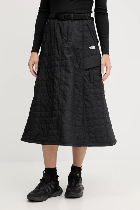 The North Face spódnica Quilted Volume kolor czarny midi rozkloszowana NF0A8E7BJK31 - zdjęcie produktu nr 2