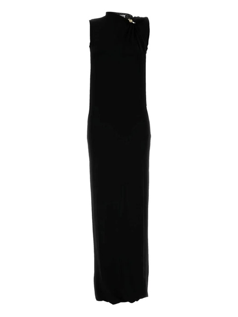Jean Paul Gaultier twisted-neckline maxi dress - Black - zdjęcie produktu nr 2