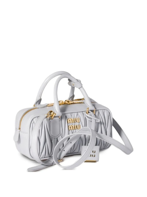 Miu Miu Arcadie matelassé leather tote bag - Grey - zdjęcie produktu nr 2