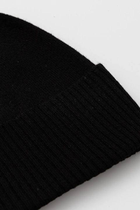 United Colors of Benetton czapka wełniana kolor czarny 1002DA010 - zdjęcie produktu nr 1