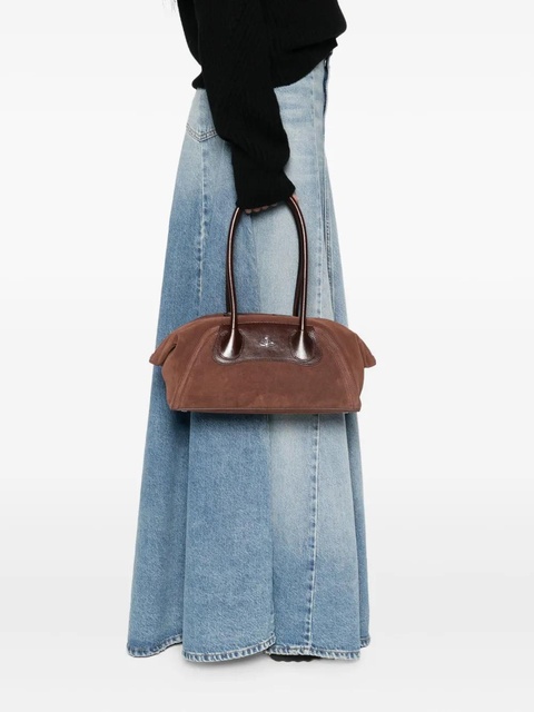 Vivienne Westwood leather-trimmed tote bag - Brown - zdjęcie produktu nr 2