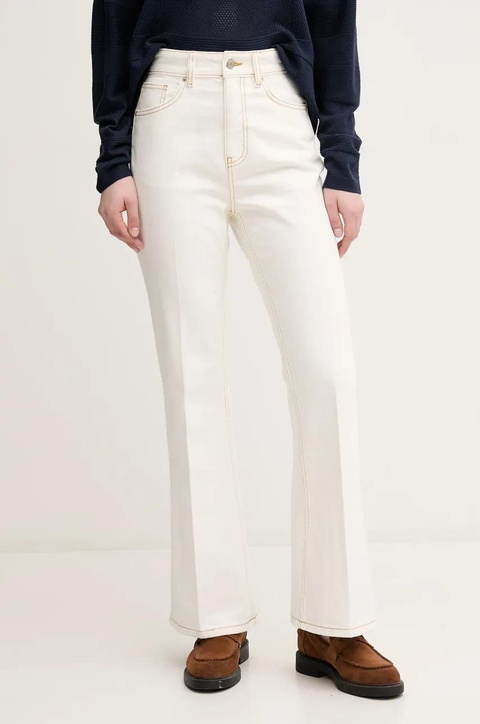 Sisley jeansy damskie high waist 4MCPLE043 - zdjęcie produktu nr 1