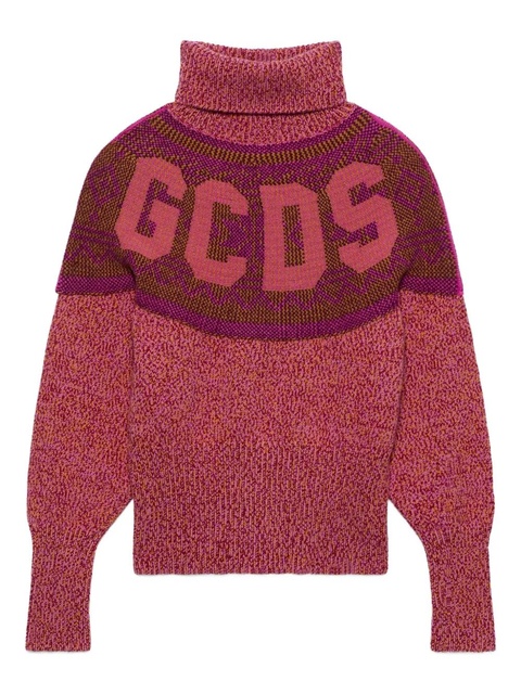 GCDS turtleneck knit jumpers - Red - zdjęcie produktu nr 1