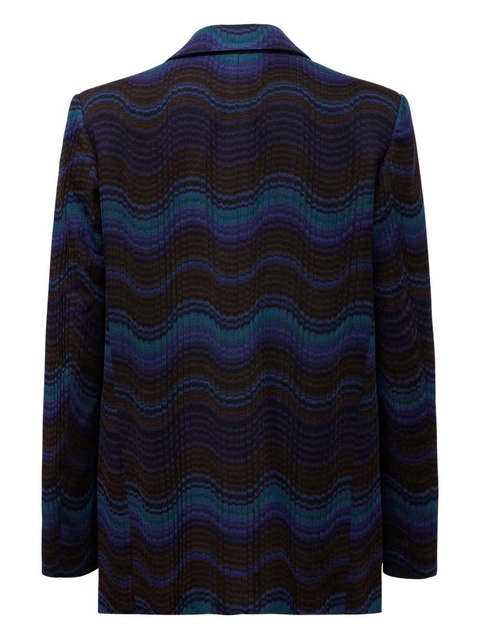 Missoni wave-pattern jacket - Blue - zdjęcie produktu nr 1