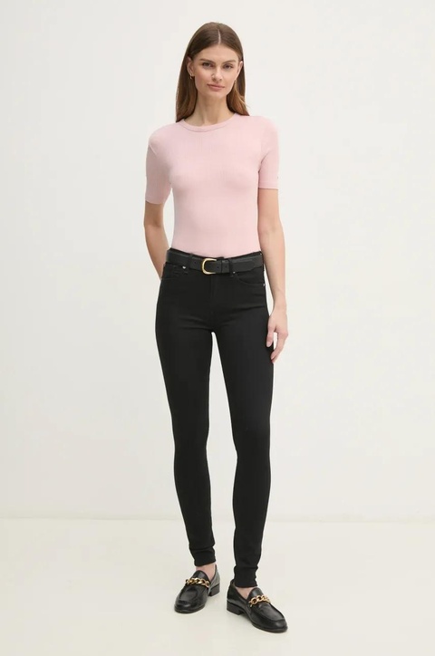 Tommy Hilfiger jeansy damskie kolor czarny WW0WW45008 - zdjęcie produktu nr 2