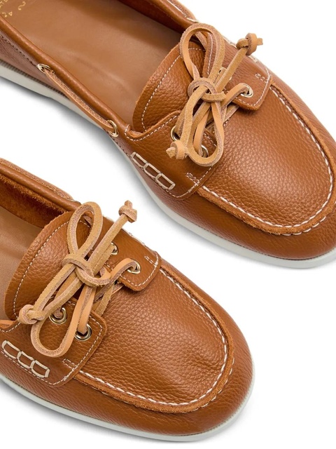 ATP Atelier Nesso leather boat shoes - Brown - zdjęcie produktu nr 1