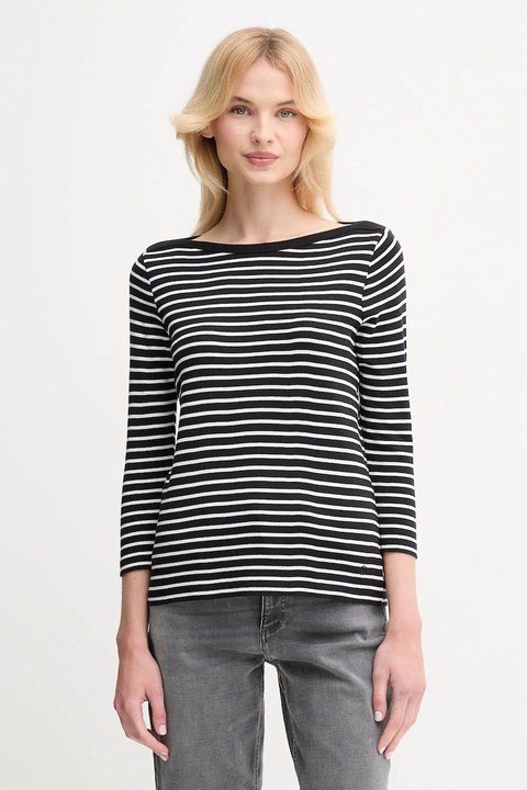 United Colors of Benetton longsleeve bawełniany kolor czarny 30YSD109W - zdjęcie produktu nr 1
