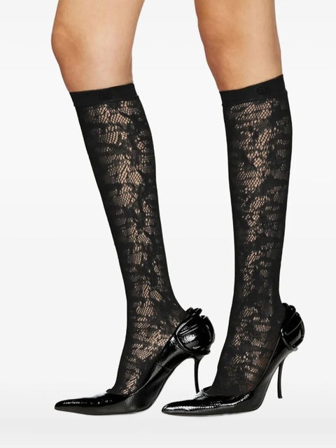 Diesel all-over logo-detail socks - Black - zdjęcie produktu nr 2