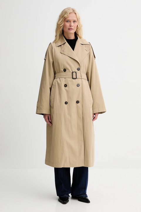 Weekend Max Mara trencz GHIA kolor beżowy 2525026012600 - zdjęcie produktu nr 1