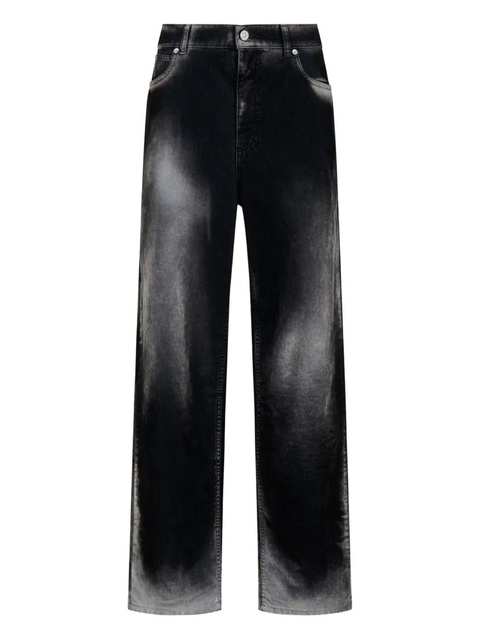 Marni faded wide-leg jeans - Black - zdjęcie produktu nr 1
