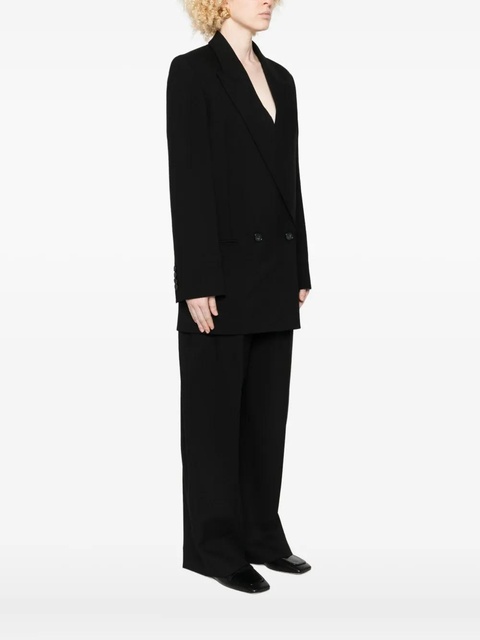 TOTEME double-breasted shield blazer - Black - zdjęcie produktu nr 2