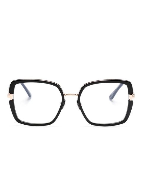 TOM FORD Eyewear oversize-frame glasses - Black - zdjęcie produktu nr 1