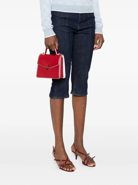 Casablanca clasp-detail leather cross-body bag - Red - zdjęcie produktu nr 1