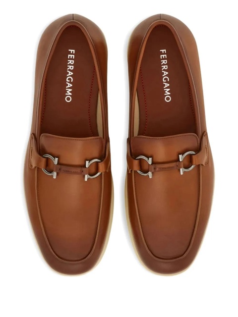 Ferragamo Gancini-detail loafers - Brown - zdjęcie produktu nr 2