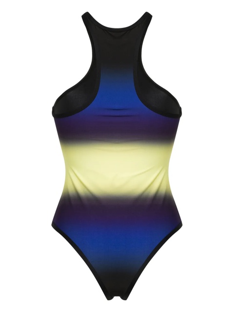 The Attico ombré-print swimsuit - Blue - zdjęcie produktu nr 1
