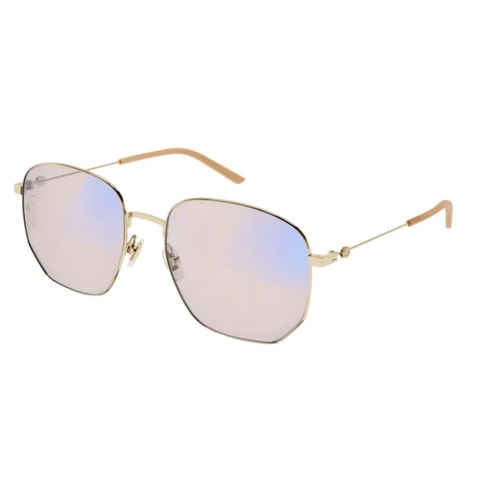 Gucci Eyewear geometric-frame sunglasses - Gold - zdjęcie produktu nr 1
