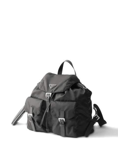 Prada flap-closure front-pockets backpack - Grey - zdjęcie produktu nr 2