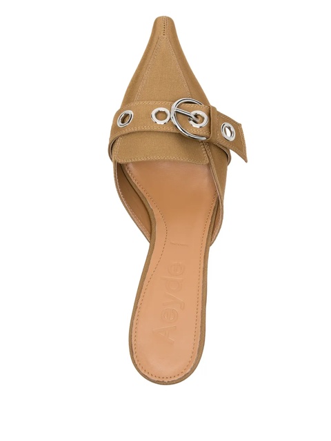 Aeyde 40mm Danielle mules - Brown - zdjęcie produktu nr 2