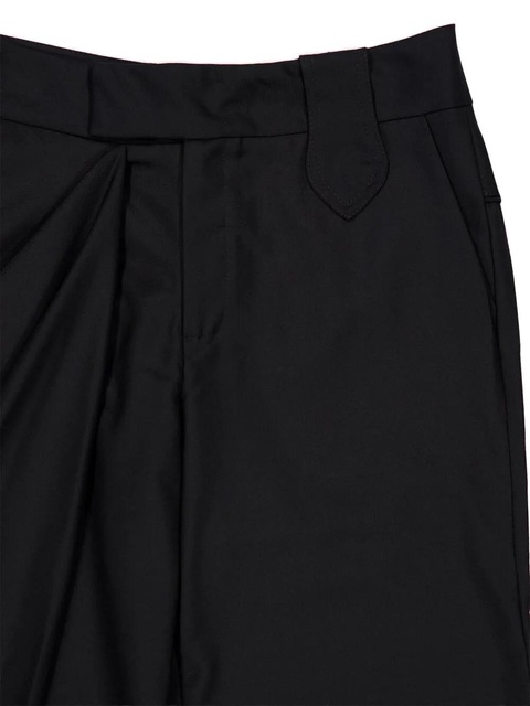 Johanna Ortiz Outlaw drape-detail trousers - Black - zdjęcie produktu nr 2