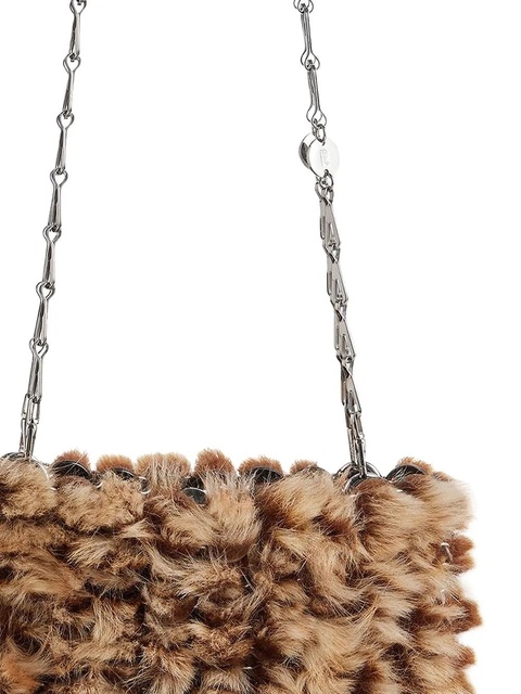 Rabanne chain-strap shoulder bag - Brown - zdjęcie produktu nr 2