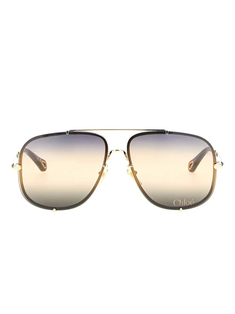 Chloé pilot-frame sunglasses - Gold - zdjęcie produktu nr 1