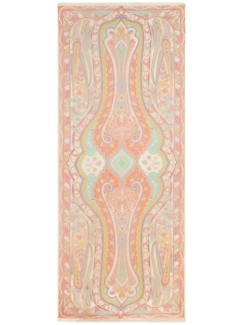 ETRO printed silk scarf - Orange - zdjęcie produktu nr 1