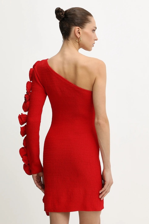 Farm Rio sukienka kolor czerwony mini dopasowana 346139 - zdjęcie produktu nr 1