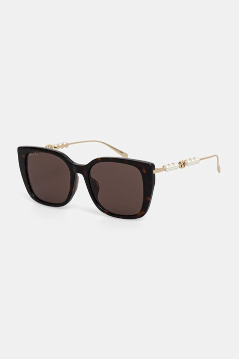 Gucci okulary przeciwsłoneczne damskie kolor brązowy GG1971SA - zdjęcie produktu nr 1