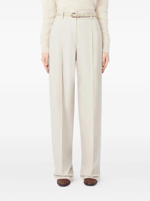 Max Mara pleated-front belted trousers - Neutrals - zdjęcie produktu nr 2