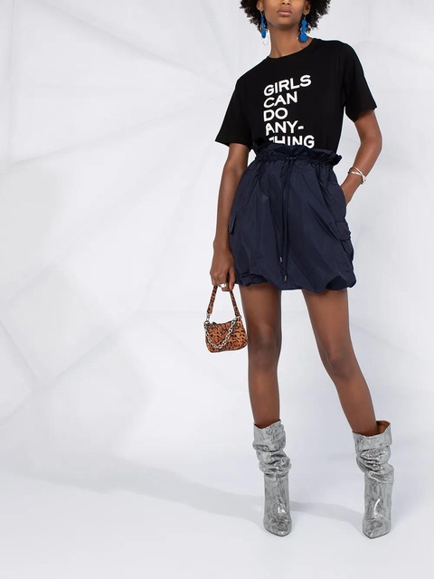 Zadig&Voltaire slogan print round neck T-shirt - Black - zdjęcie produktu nr 2