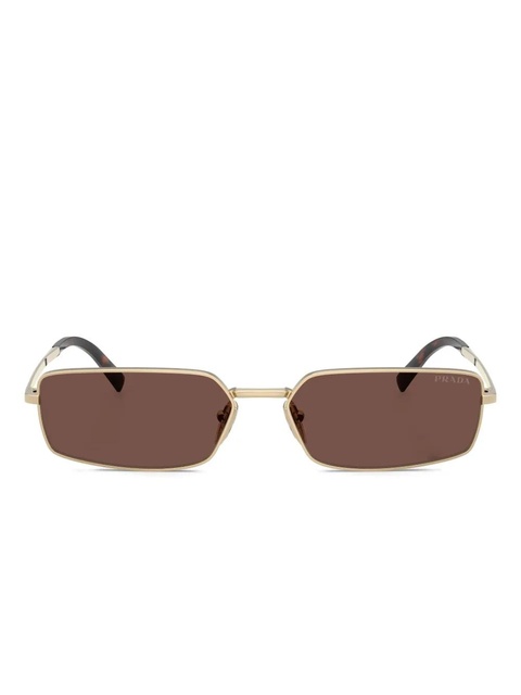 Prada Eyewear rectangular-frame sunglasses - Gold - zdjęcie produktu nr 1